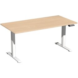 Geramöbel S-08J1608-BW Tisch Elevate Basic 1600x800x730-1230 ws/bu