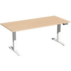 Geramöbel S-08J1808-BW Tisch Elevate Basic 1800x800x730-1230 ws/bu