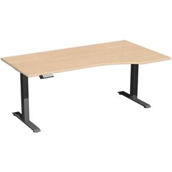 Geramöbel S-08J1811-BA Tisch Elevate Basic re 1800x1000x730-1230 an/bu