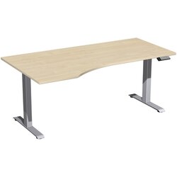 Geramöbel S-08J1812-AS Tisch Elevate Basic li 1800x1000x730-1230 si/ah
