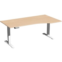 Geramöbel S-08J1811-BW Tisch Elevate Basic re 1800x1000x730-1230 ws/bu
