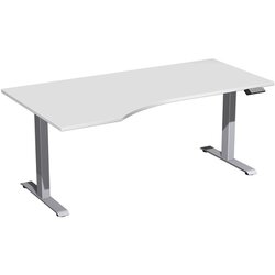 Geramöbel S-08J1812-LS Tisch Elevate Basic li 1800x1000x730-1230 si/lgr