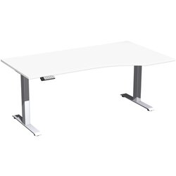 Geramöbel S-08K1811-WS Tisch Elevate Plus re 1800x1000x630-1280 si/ws