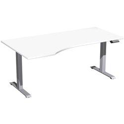 Geramöbel S-08K1812-WS Tisch Elevate Plus li 1800x1000x630-1280 si/ws