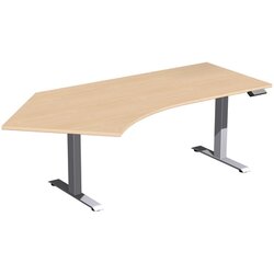 Geramöbel S-08J1615-BS Tisch Elevate Basic 135 li 2166x1130x730-1230 si/bu
