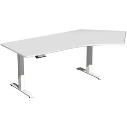Geramöbel S-08J1616-LW Tisch Elevate Basic 135 re 2166x1130x730-1230 ws/lgr