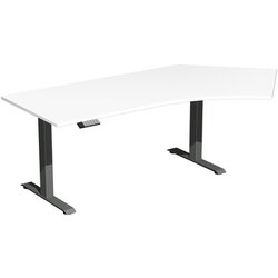 Geramöbel S-08J1616-WA Tisch Elevate Basic 135 re 2166x1130x730-1230 an/ws
