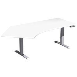 Geramöbel S-08J1615-WS Tisch Elevate Basic 135 li 2166x1130x730-1230 si/ws