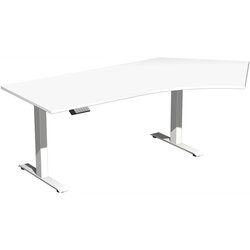 Geramöbel S-08J1616-WW Tisch Elevate Basic 135 re 2166x1130x730-1230 ws/ws