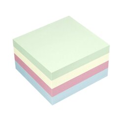 Soennecken 5793 Haftnotizwürfel Pastel Mix 400Bl farbig