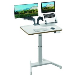 Leitz Schreibtisch Ergo 600 x 650-1.300 x 800 mm (B x H x T) elektronisch