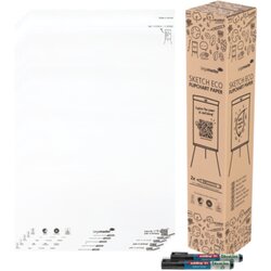 Legamaster 7-157610 Papierblock SKETCH ECO blanco 5x20Bl