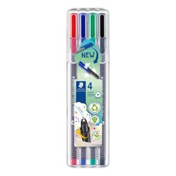 STAEDTLER® 334 SB4 Fineliner triplus 0,3mm sortiert 4 St./Pack.
