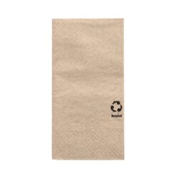 PAPSTAR 88531 Serviette RC 3lg 1/8Falz 33x33cm natur 100St