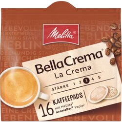 Melitta 81-164 Kaffeepads BellaCrema La Crema 16St