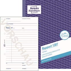 Avery Zweckform 1307 Rapport A5 100Blatt 