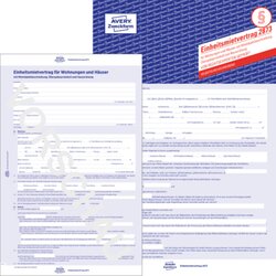 Avery Zweckform 2873 Mietvertrag A4 2x4Blatt 5 St./Pack.