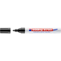edding 4-8750001 Industrie Lackmarker 8750 2-4mm Rundspitze sw