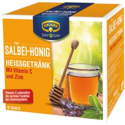KRÜGER DAY by DAY 20234 Heißgetränk Salbei-Honig 18St 