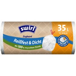 Swirl 219060 Müllsack Zugband 35l 11St 