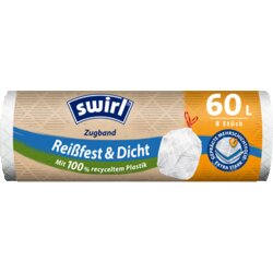 Swirl 219077 Müllsack Zugband 60l 8St 