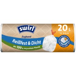 Swirl 219053 Müllsack Zugband 20l 15St 