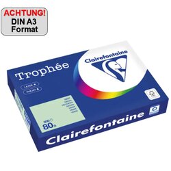 Clairefontaine 1882PC Kopierpapier A3 80g hellgrün 500Bl