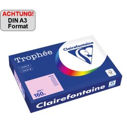 Clairefontaine 2638PC Kopierpapier A3 160g rosa 250Bl