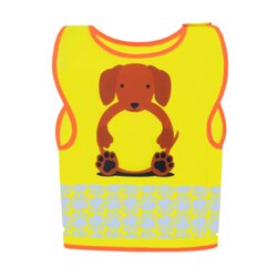 korntex FUNDOGYWXXS Kinderwarnweste Funtastic Wildlife Hund XXS