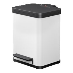 Hailo 6222300 Tretabfalltrenner Öko Duo Plus M 2x9l ws