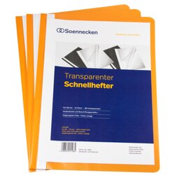 Soennecken 2962 Schnellhefter DIN A4 PP orange 10 St./Pack.