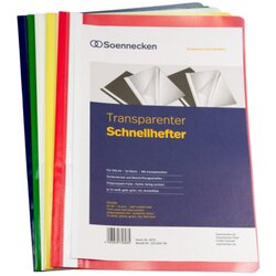 Soennecken 2970 Schnellhefter DIN A4 PP sortiert 10 St./Pack.