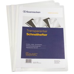 Soennecken 2968 Schnellhefter DIN A4 PP weiß 10 St./Pack.