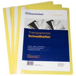 Soennecken 2961 Schnellhefter DIN A4 PP gelb 10 St./Pack.