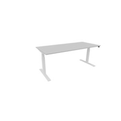 NowyStyl 810073494 Schreibtisch eModel 3.0 180x80 ws/platinum