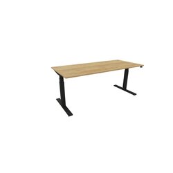 NowyStyl 810073570 Schreibtisch eModel 3.0 180x80 sw/nat hickory