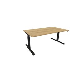 NowyStyl 810073770 Schreibtisch eModel 3.0 180x100 sw/nat hickory