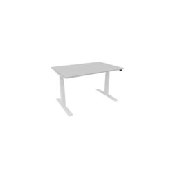 NowyStyl 810058994 Schreibtisch eModel 3.0 120x80 ws/platinum