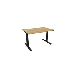 NowyStyl 810073170 Schreibtisch eModel 3.0 140x80 sw/nat hickory
