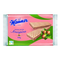 Manner 233241000 Gebäck Knuspino Haselnuss 110g 