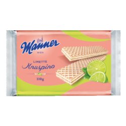 Manner 233281000 Gebäck Knuspino Limette 110g 