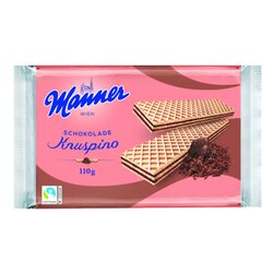 Manner 233231000 Gebäck Knuspino Schokolade 110g