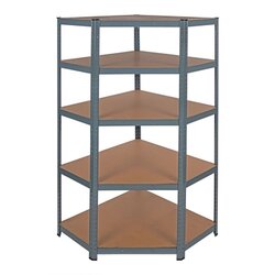 pro-bau-tec 10104 Schwerlastregal Ecke 90x180x45cm
