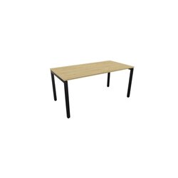 NowyStyl 810074771 Schreibtisch manuell 160x80 sw/hamilton oak