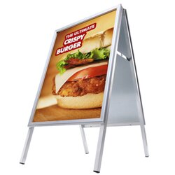 Showdown® Displays ZPA2G32ME Kundenstopper Standard A2 Gehrung  si
