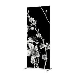 Showdown® Displays 085-200-DSI7 Raumteiler 85x200cm Kirschblüte sw