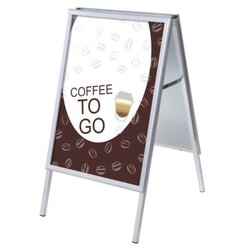 Showdown® Displays ZPA1G32MEI205 Kundenstopper A1 Set Kaffee To Go englisch