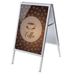 Showdown® Displays ZPA1G32MEI180 Kundenstopper A1 Set Kaffee englisch