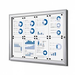 Showdown® Displays SCS8xA4 Schaukasten 8xA4 si 