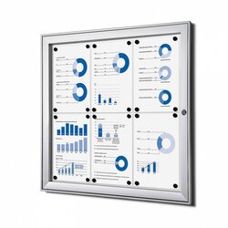 Showdown® Displays SCS6xA4 Schaukasten 6xA4 si 